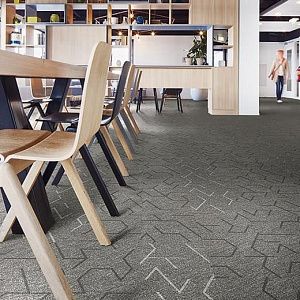 Ковровая плитка Flotex Triad planks 131006 Silver фото 2 | FLOORDEALER